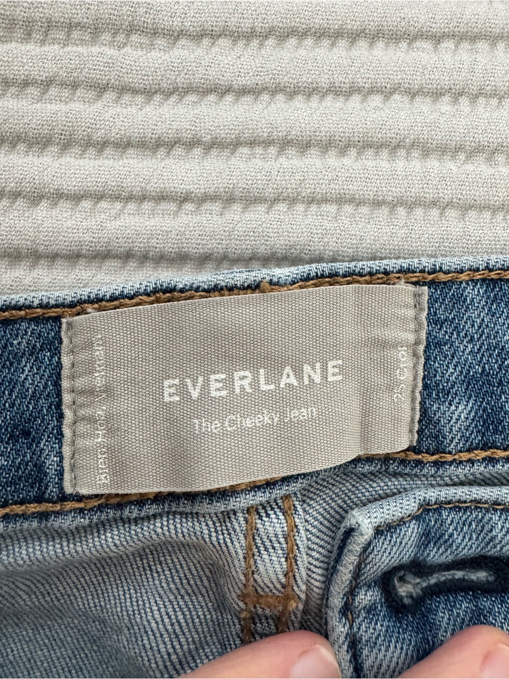 Everlane The Cheeky Jean crop